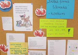 Wystawa prac zgłoszonych na konkurs Krótka forma literacka.