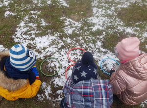 Zabawy badawcze - śnieg