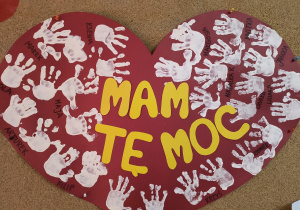 Praca plastyczna Serce - Mam tę moc.